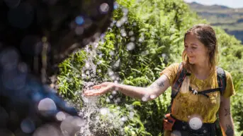 BergGlitzern: Doświadczenie wody w Saalbach